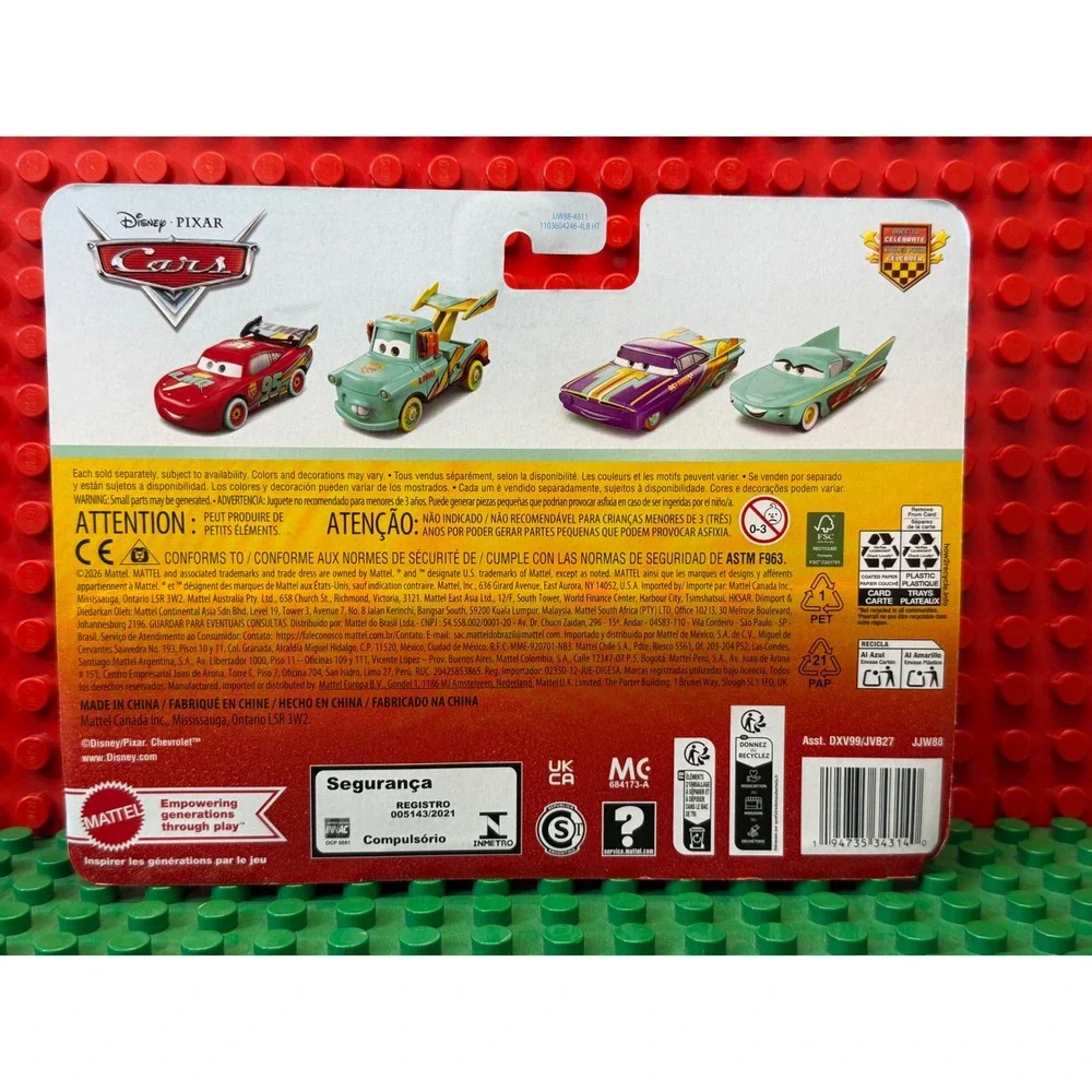 Disney Pixar Cars Race to Celebrate Ramone and Flo 2-Pack Die-Cast Mattel DXV99